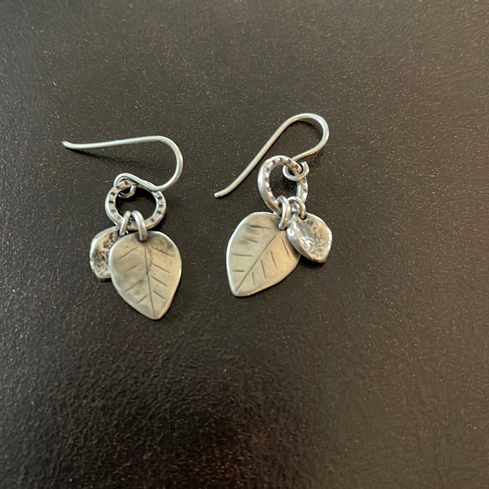 Silpada Leaf Earrings